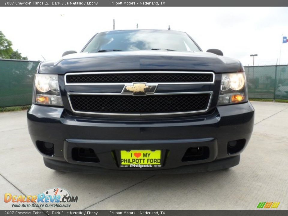 2007 Chevrolet Tahoe LS Dark Blue Metallic / Ebony Photo #9