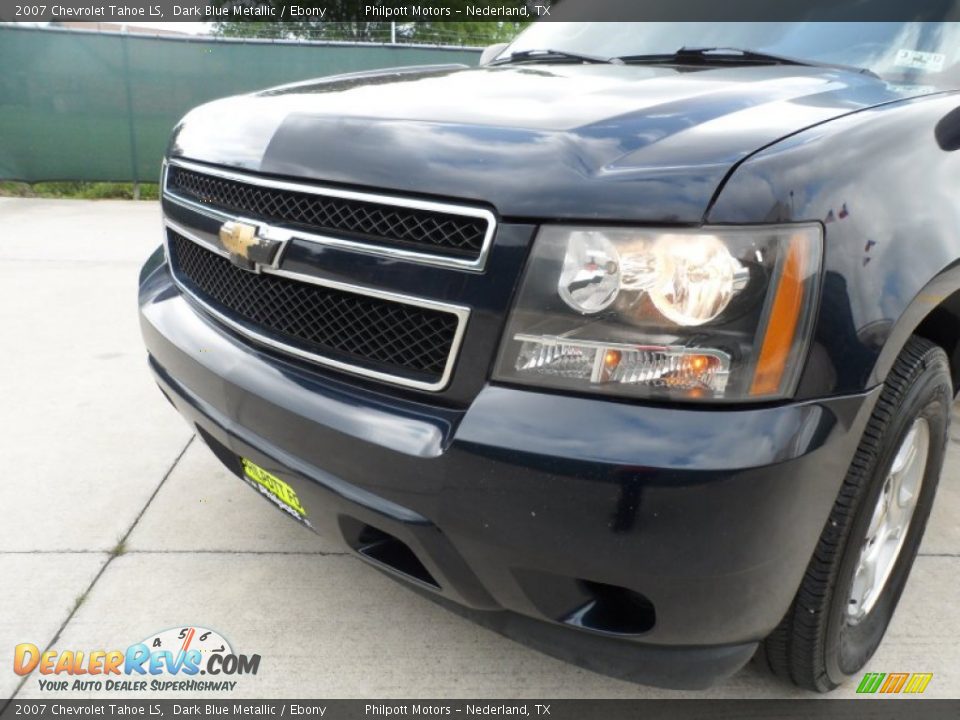 2007 Chevrolet Tahoe LS Dark Blue Metallic / Ebony Photo #12