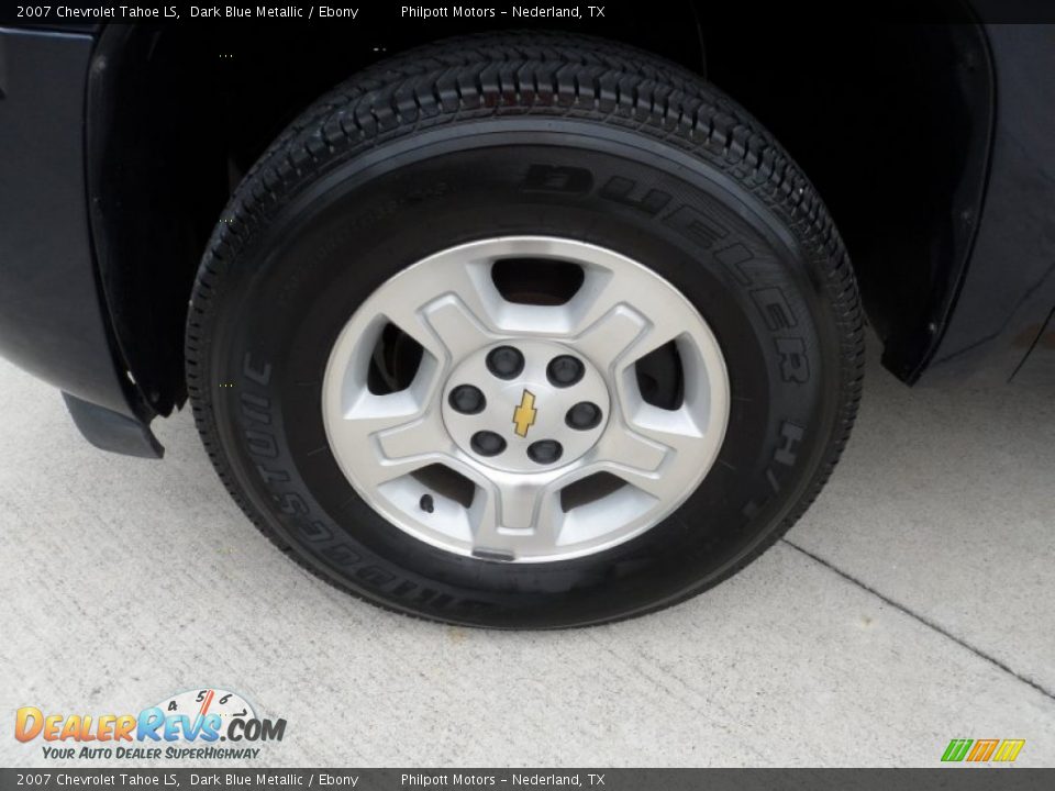 2007 Chevrolet Tahoe LS Dark Blue Metallic / Ebony Photo #13