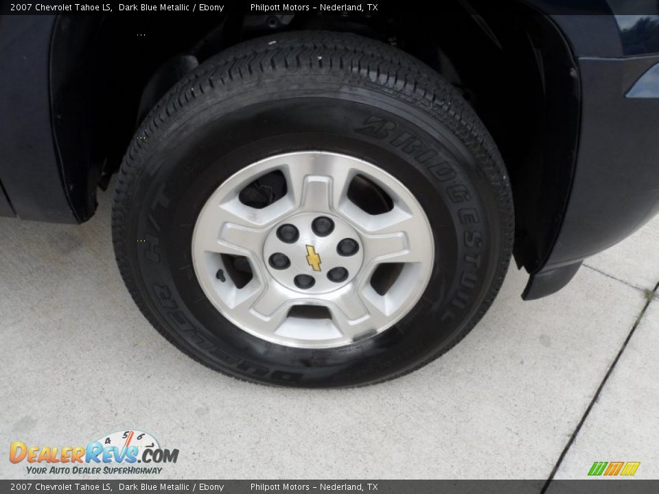 2007 Chevrolet Tahoe LS Dark Blue Metallic / Ebony Photo #16
