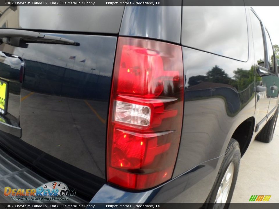 2007 Chevrolet Tahoe LS Dark Blue Metallic / Ebony Photo #19