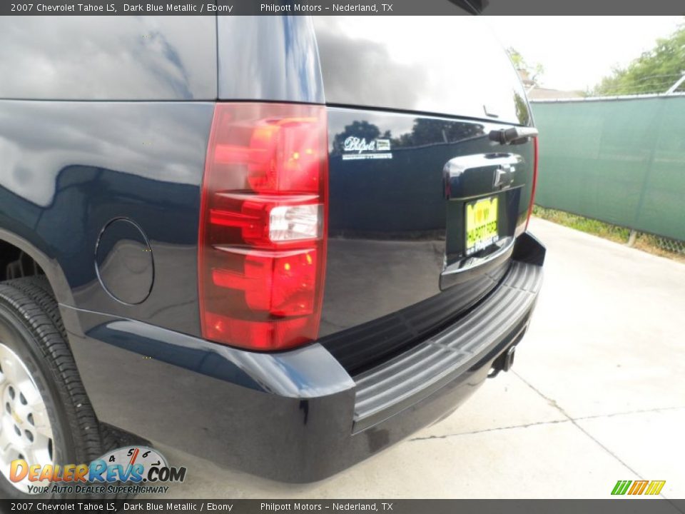 2007 Chevrolet Tahoe LS Dark Blue Metallic / Ebony Photo #21