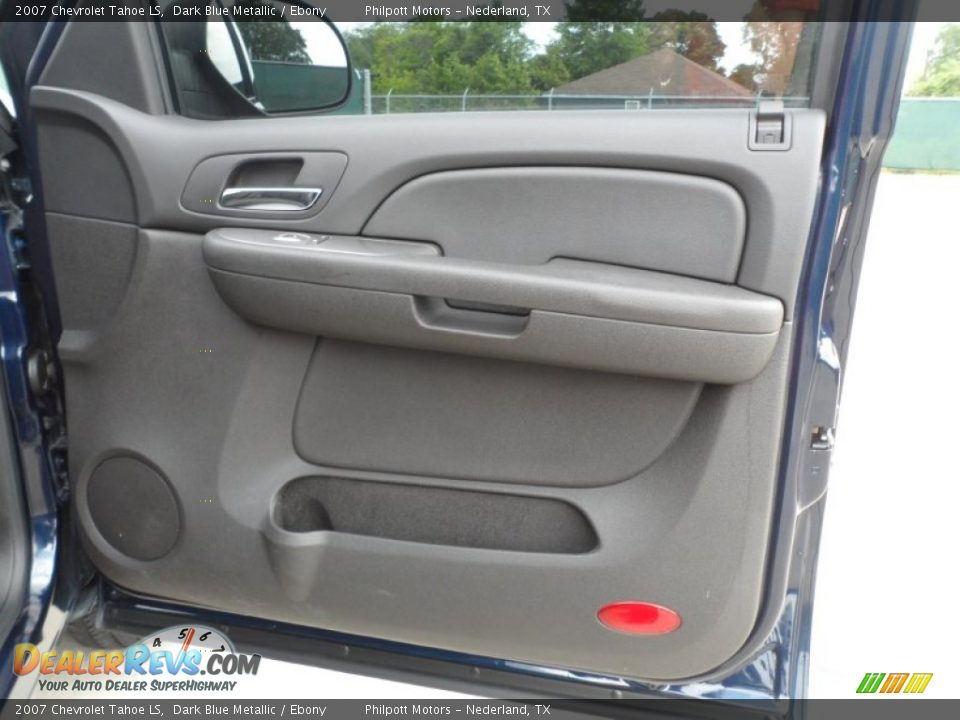 2007 Chevrolet Tahoe LS Dark Blue Metallic / Ebony Photo #24