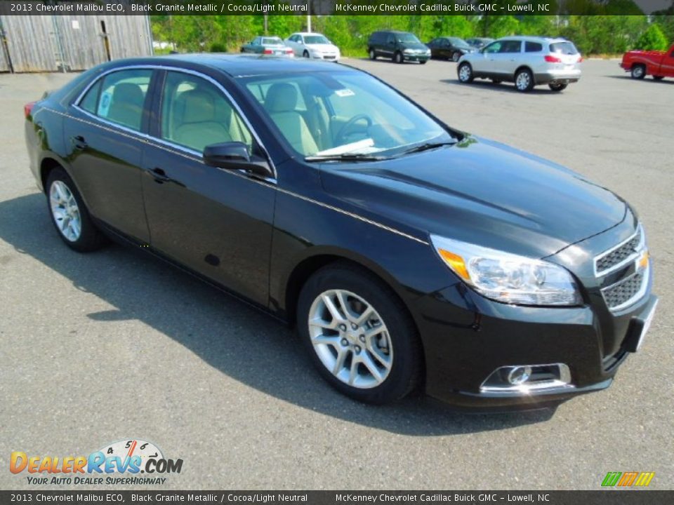 2013 Chevrolet Malibu ECO Black Granite Metallic / Cocoa/Light Neutral Photo #2