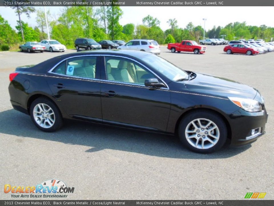 2013 Chevrolet Malibu ECO Black Granite Metallic / Cocoa/Light Neutral Photo #3