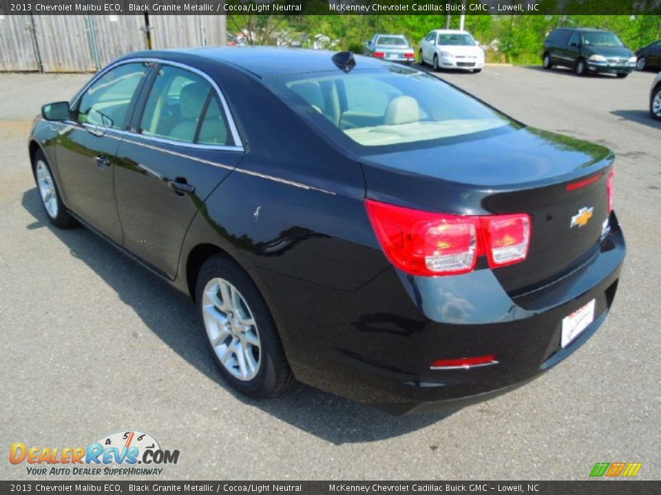 2013 Chevrolet Malibu ECO Black Granite Metallic / Cocoa/Light Neutral Photo #5