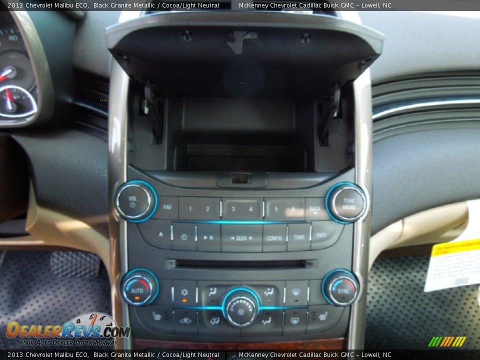 2013 Chevrolet Malibu ECO Black Granite Metallic / Cocoa/Light Neutral Photo #15