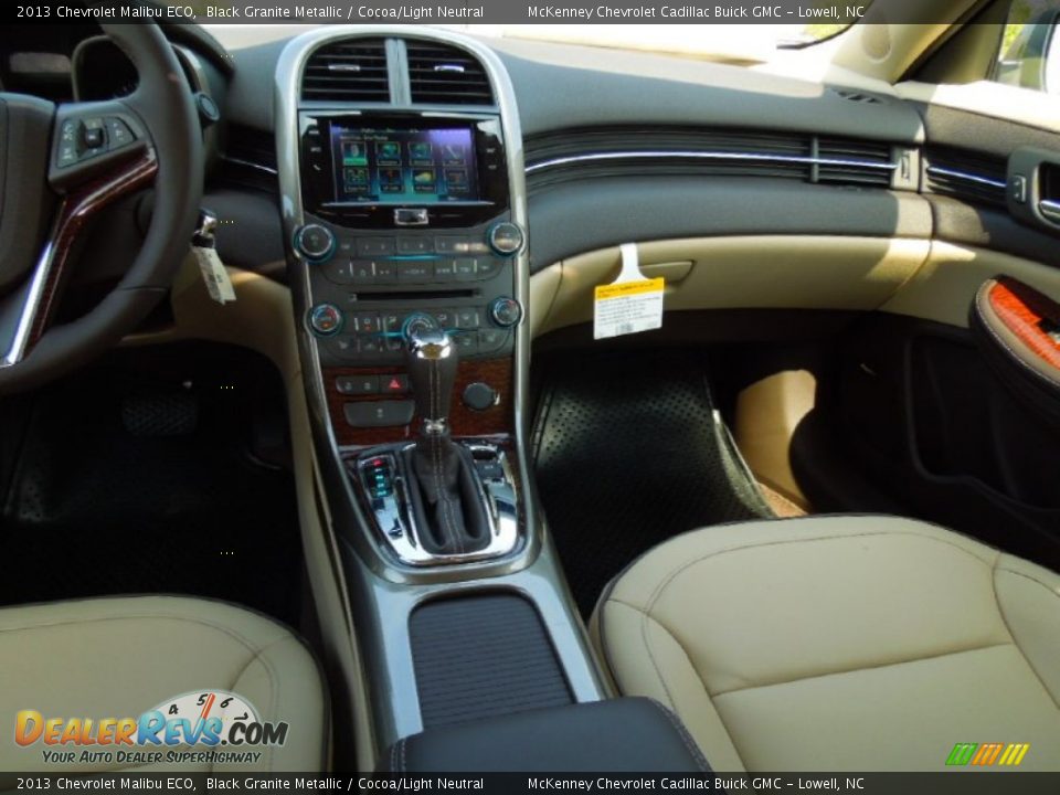 2013 Chevrolet Malibu ECO Black Granite Metallic / Cocoa/Light Neutral Photo #22
