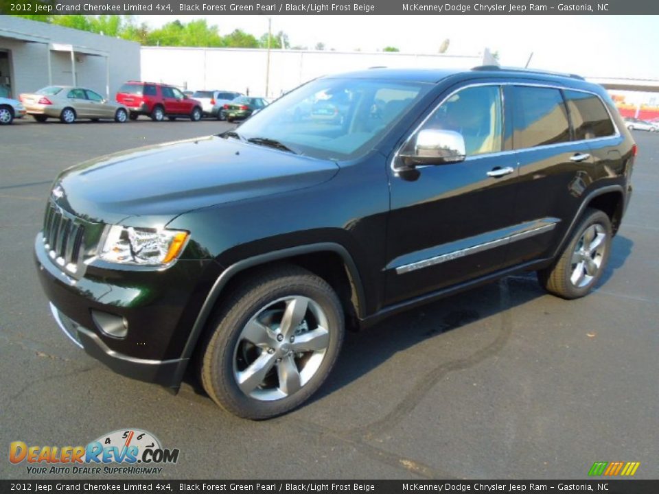 2012 Jeep grand cherokee limited black forest green #1