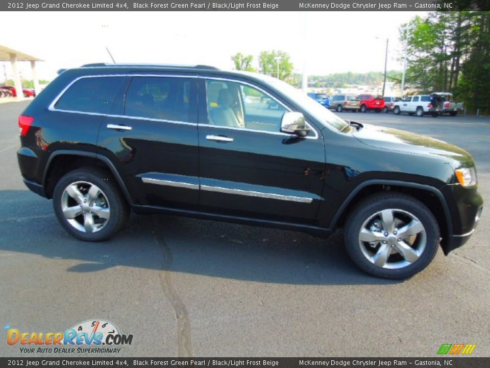 2012 Jeep grand cherokee limited black forest green #2