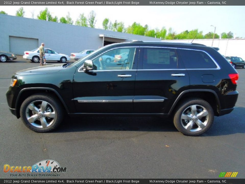 2012 Jeep grand cherokee limited black forest green #3