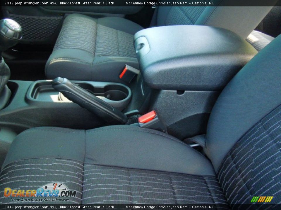 2012 Jeep Wrangler Sport 4x4 Black Forest Green Pearl / Black Photo #10