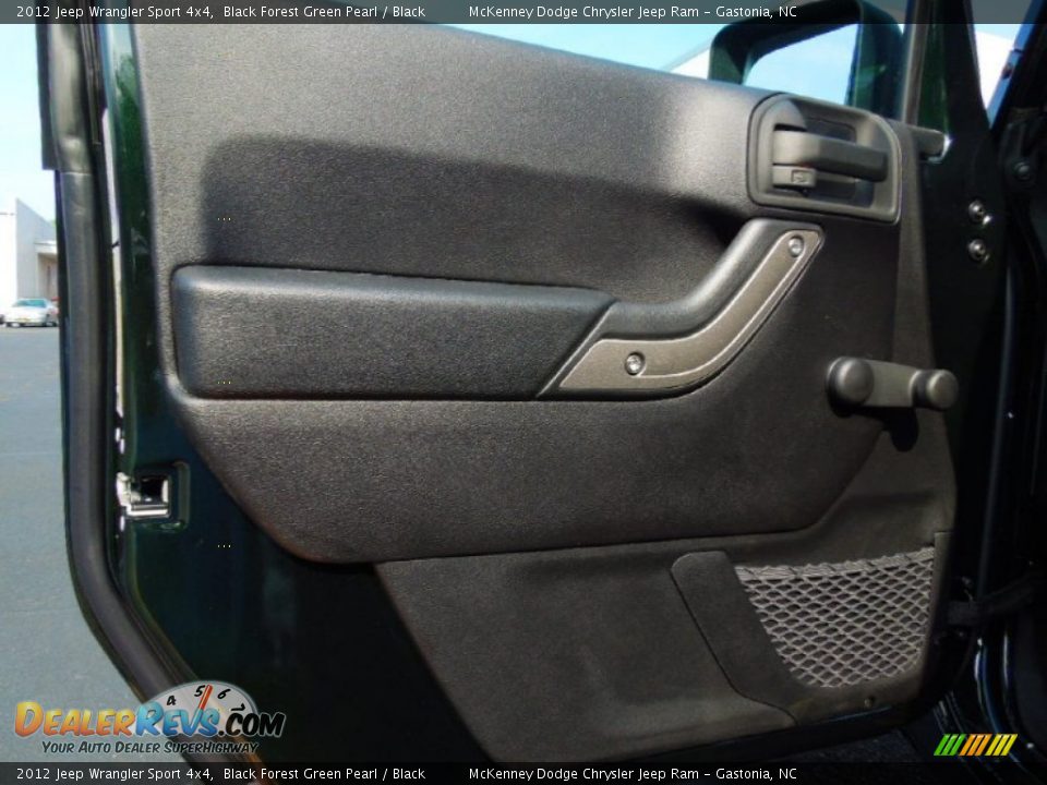 2012 Jeep Wrangler Sport 4x4 Black Forest Green Pearl / Black Photo #11