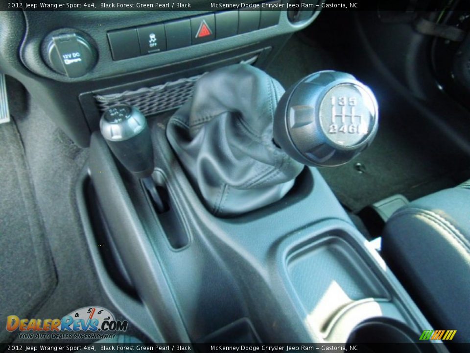 2012 Jeep Wrangler Sport 4x4 Black Forest Green Pearl / Black Photo #12