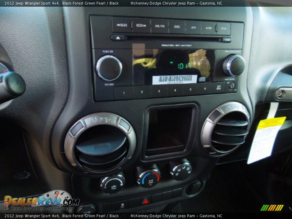 2012 Jeep Wrangler Sport 4x4 Black Forest Green Pearl / Black Photo #14