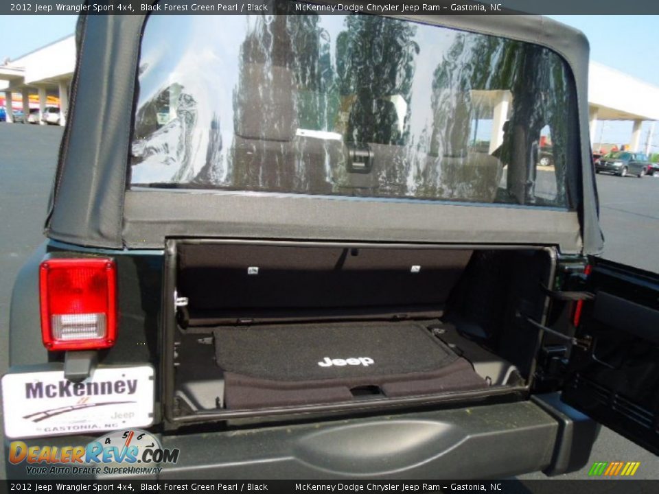 2012 Jeep Wrangler Sport 4x4 Black Forest Green Pearl / Black Photo #17