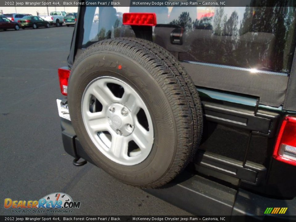 2012 Jeep Wrangler Sport 4x4 Black Forest Green Pearl / Black Photo #18