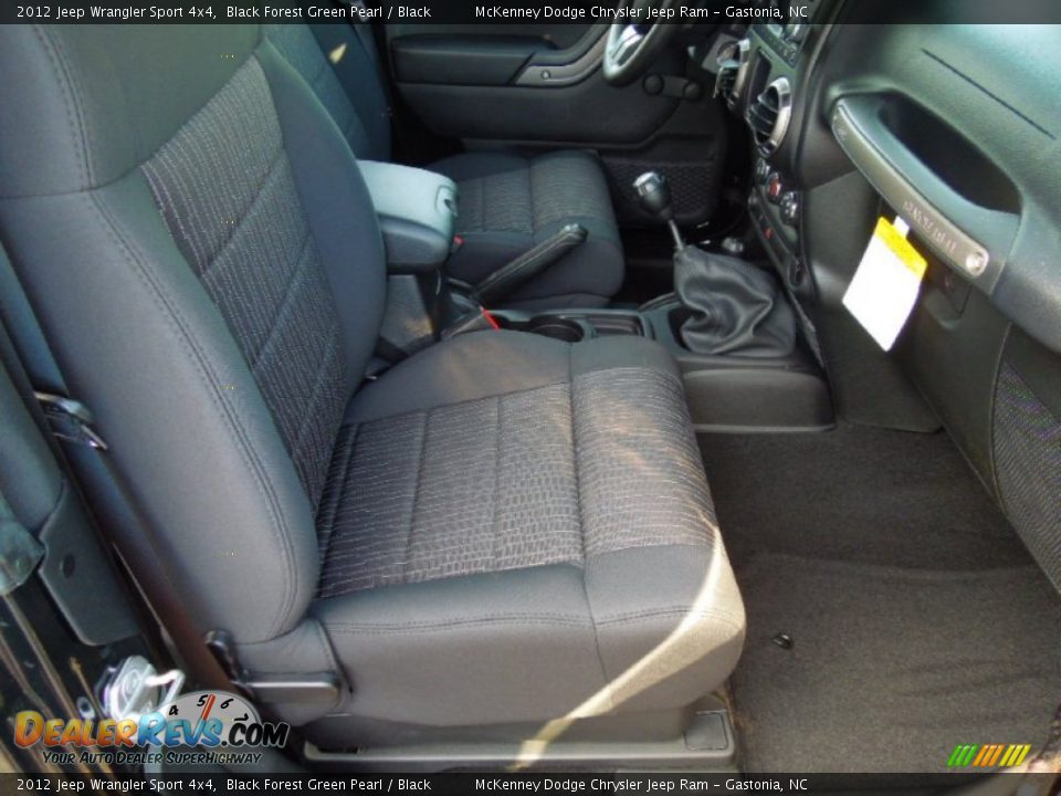 2012 Jeep Wrangler Sport 4x4 Black Forest Green Pearl / Black Photo #20