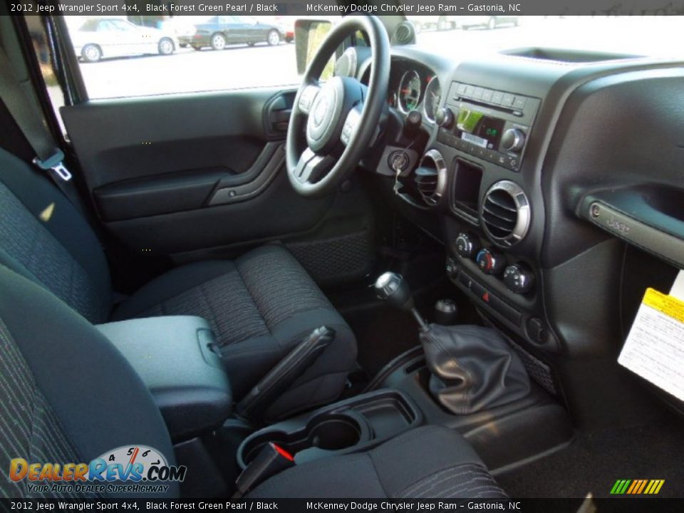 2012 Jeep Wrangler Sport 4x4 Black Forest Green Pearl / Black Photo #21