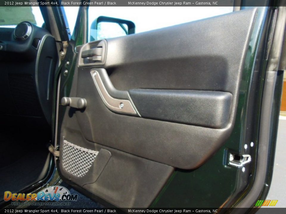 2012 Jeep Wrangler Sport 4x4 Black Forest Green Pearl / Black Photo #23