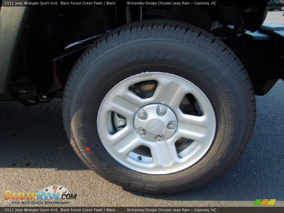 2012 Jeep Wrangler Sport 4x4 Black Forest Green Pearl / Black Photo #24
