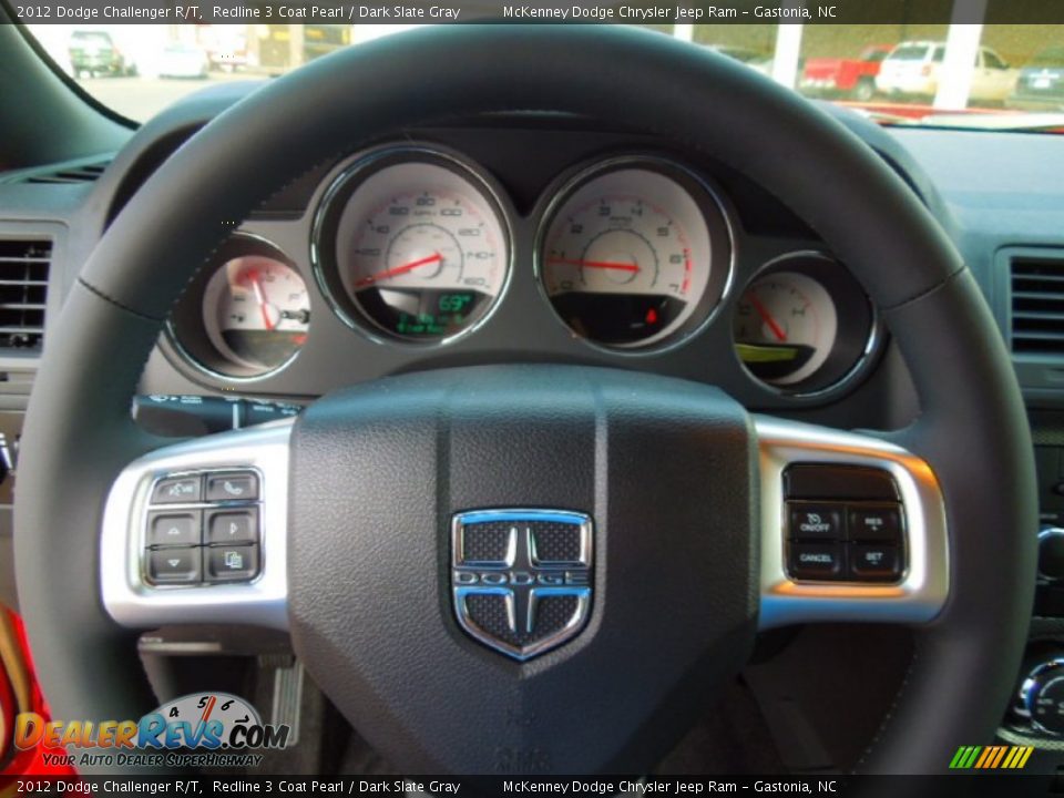 2012 Dodge Challenger R/T Redline 3 Coat Pearl / Dark Slate Gray Photo #16