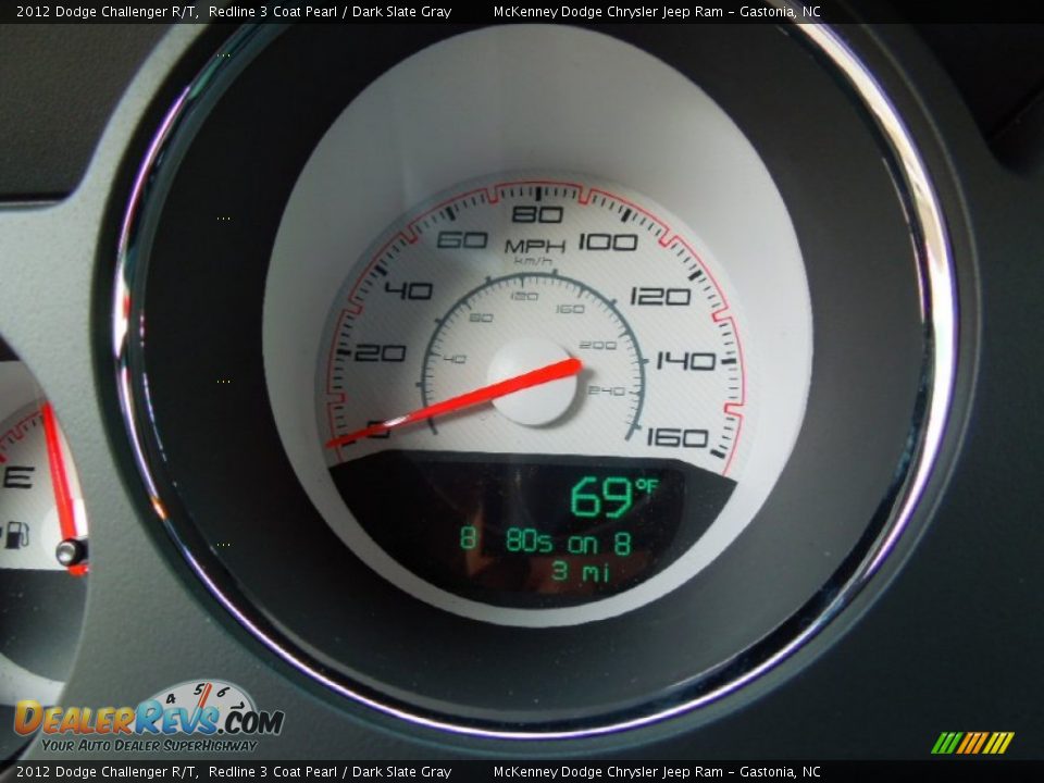 2012 Dodge Challenger R/T Redline 3 Coat Pearl / Dark Slate Gray Photo #17