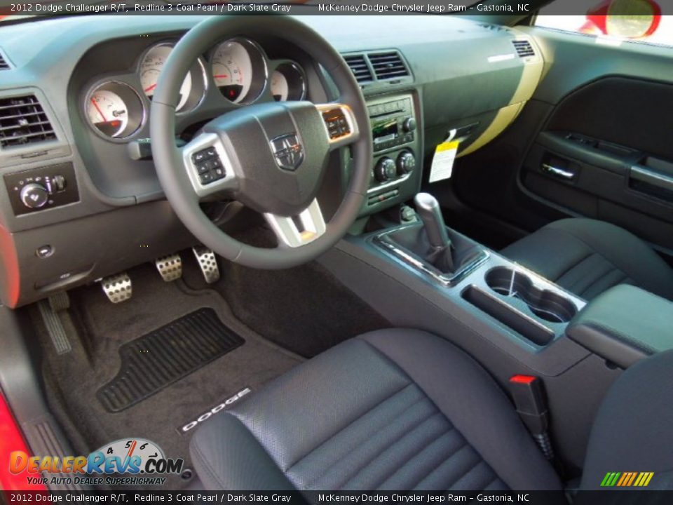 Dark Slate Gray Interior - 2012 Dodge Challenger R/T Photo #25