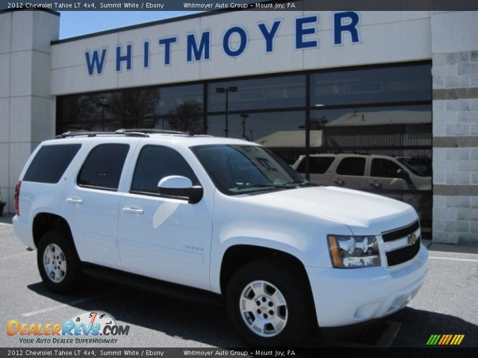 2012 Chevrolet Tahoe LT 4x4 Summit White / Ebony Photo #1
