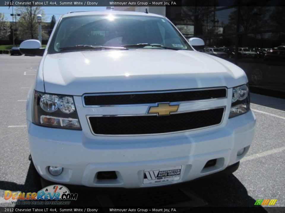 2012 Chevrolet Tahoe LT 4x4 Summit White / Ebony Photo #2