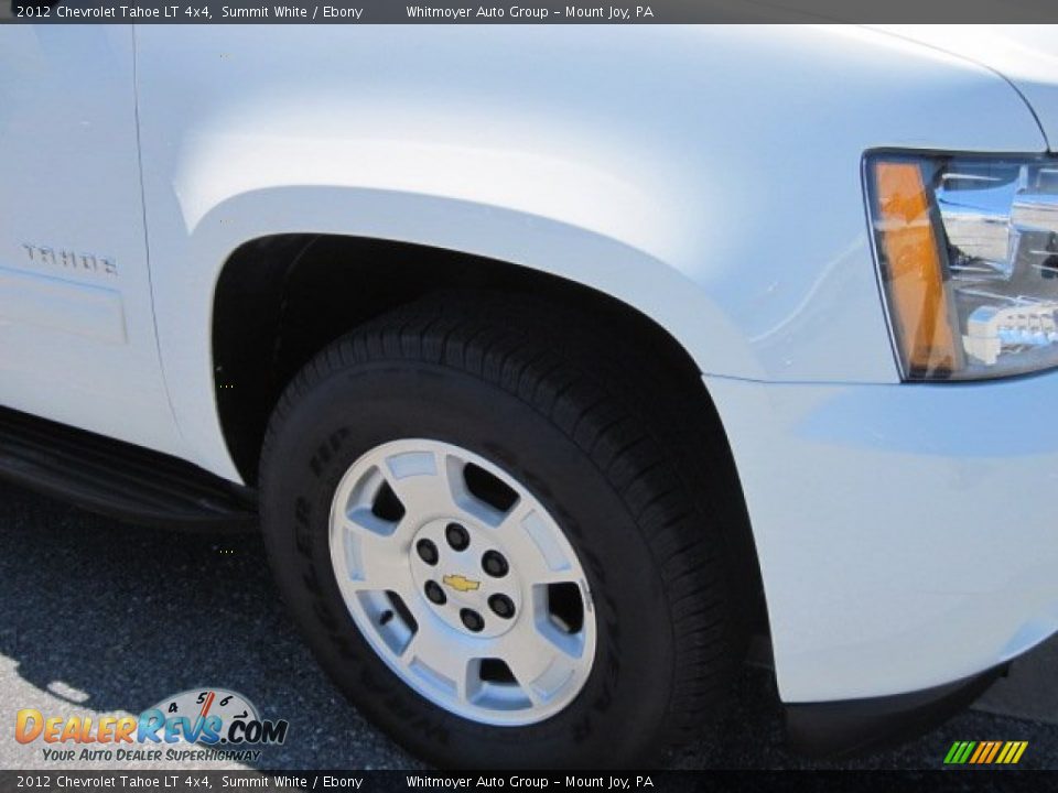 2012 Chevrolet Tahoe LT 4x4 Summit White / Ebony Photo #4