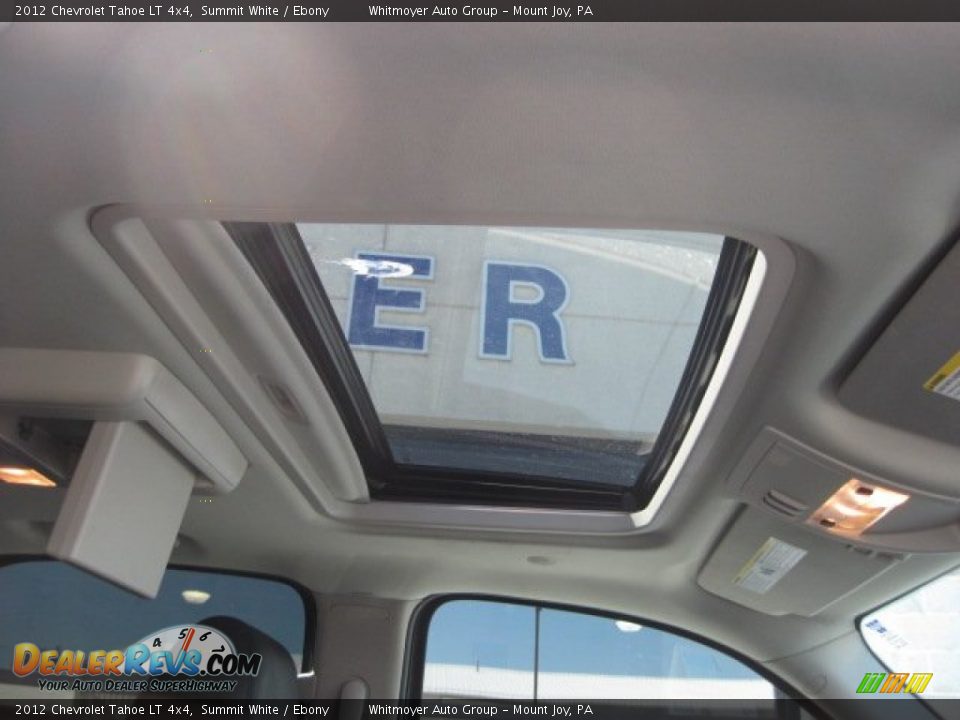 2012 Chevrolet Tahoe LT 4x4 Summit White / Ebony Photo #9