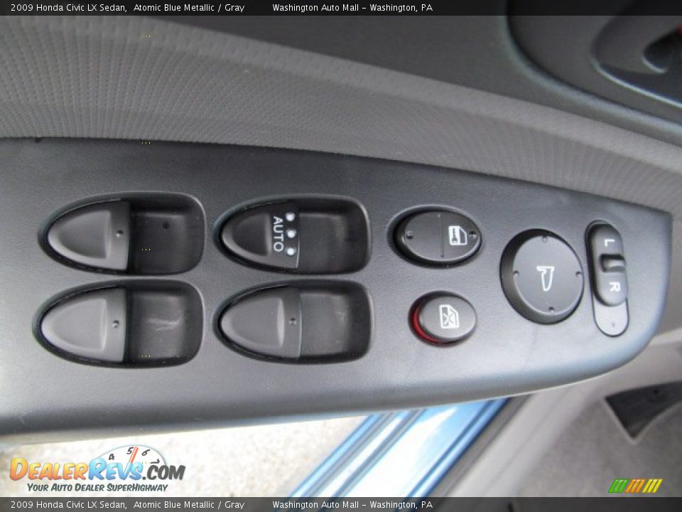 2009 Honda Civic LX Sedan Atomic Blue Metallic / Gray Photo #16