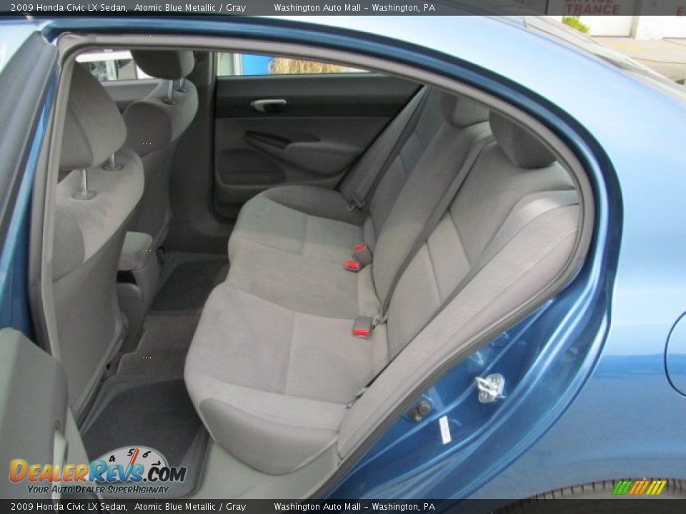 2009 Honda Civic LX Sedan Atomic Blue Metallic / Gray Photo #17