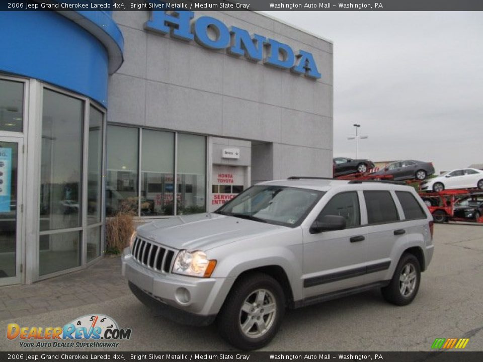 2006 Jeep Grand Cherokee Laredo 4x4 Bright Silver Metallic / Medium Slate Gray Photo #1