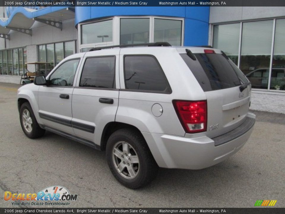 2006 Jeep Grand Cherokee Laredo 4x4 Bright Silver Metallic / Medium Slate Gray Photo #4