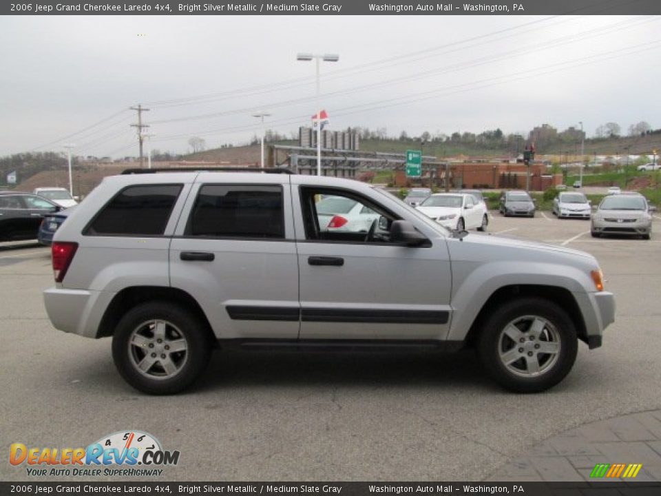 2006 Jeep Grand Cherokee Laredo 4x4 Bright Silver Metallic / Medium Slate Gray Photo #5