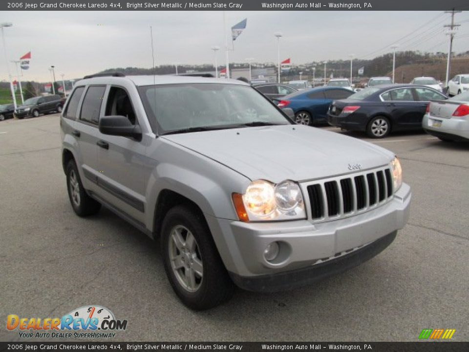 2006 Jeep Grand Cherokee Laredo 4x4 Bright Silver Metallic / Medium Slate Gray Photo #6