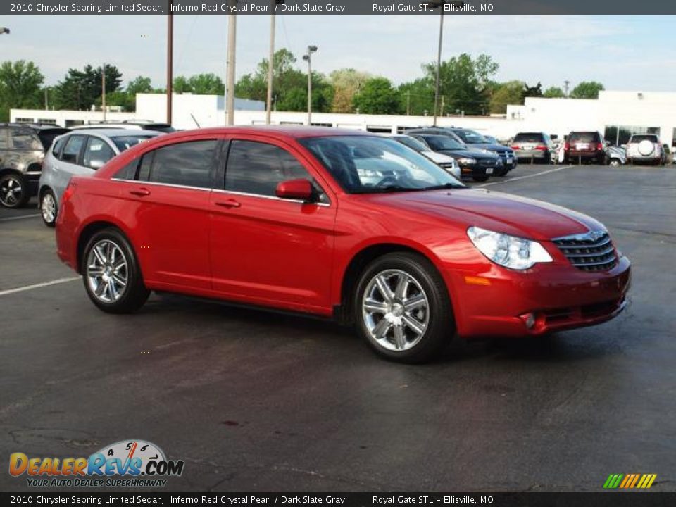 Inferno Red Crystal Pearl 2010 Chrysler Sebring Limited Sedan Photo #2