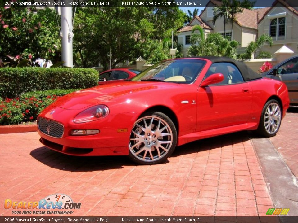 Front 3/4 View of 2006 Maserati GranSport Spyder Photo #3