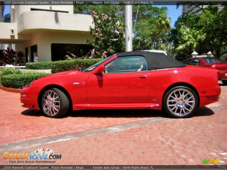 Rosso Mondiale 2006 Maserati GranSport Spyder Photo #6