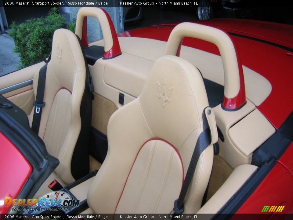 2006 Maserati GranSport Spyder Rosso Mondiale / Beige Photo #15
