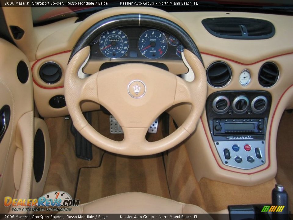 2006 Maserati GranSport Spyder Rosso Mondiale / Beige Photo #18