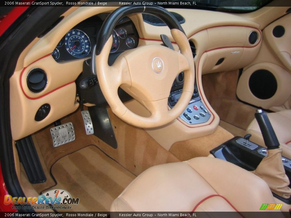 2006 Maserati GranSport Spyder Rosso Mondiale / Beige Photo #20