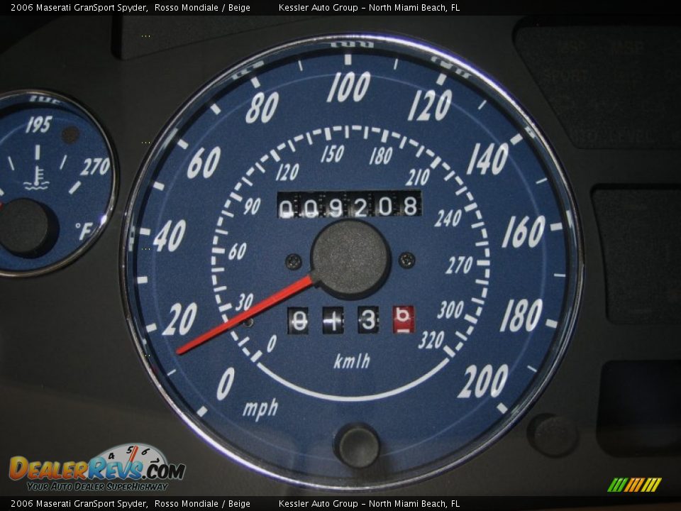 2006 Maserati GranSport Spyder Rosso Mondiale / Beige Photo #24