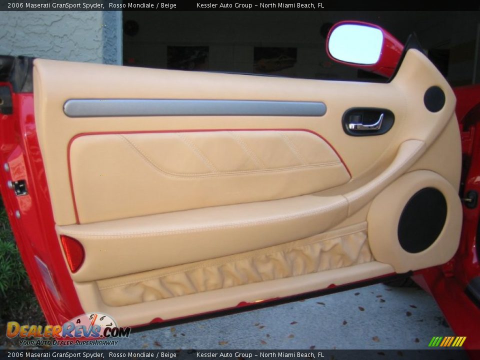 2006 Maserati GranSport Spyder Rosso Mondiale / Beige Photo #31
