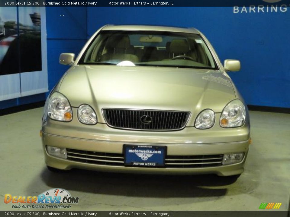 2000 Lexus GS 300 Burnished Gold Metallic / Ivory Photo #2