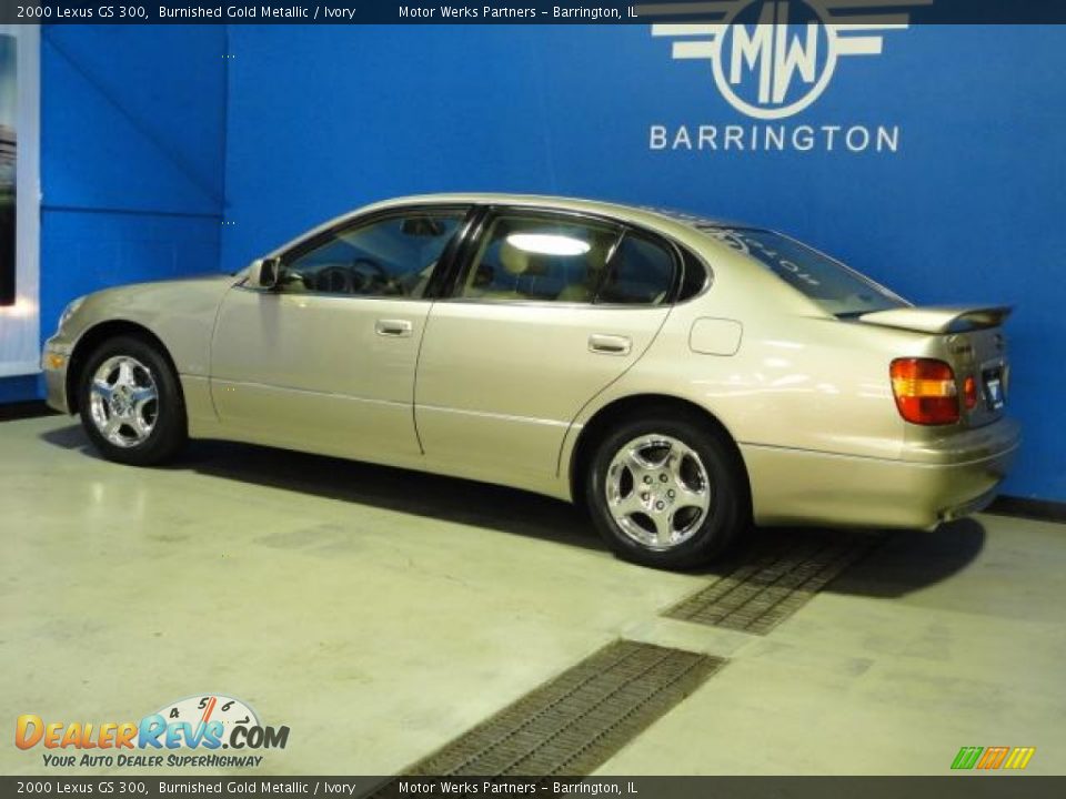 2000 Lexus GS 300 Burnished Gold Metallic / Ivory Photo #4