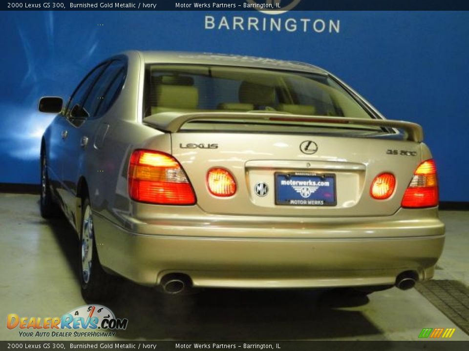 2000 Lexus GS 300 Burnished Gold Metallic / Ivory Photo #5