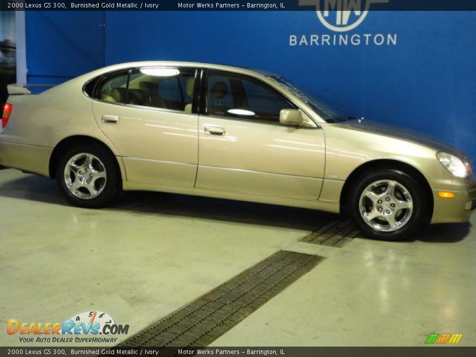 2000 Lexus GS 300 Burnished Gold Metallic / Ivory Photo #8